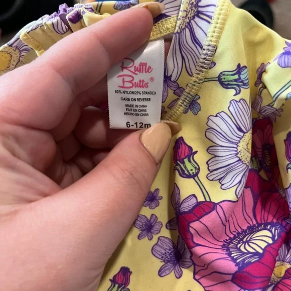 B 3   Ruffle Butts Rash Guard - Picture 4 of 6